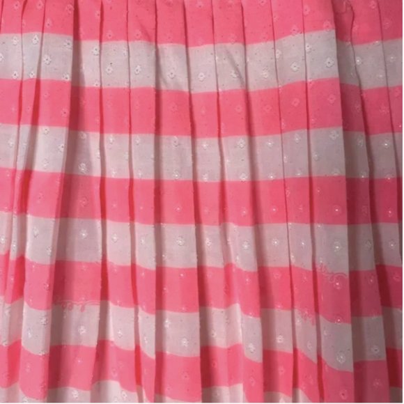 Lilly Pulitzer Virginia Striped Pleated Skirt Size 4 - Picture 4 of 8